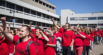 Infoansatte streiket som journalister: De jobber med rådgivning og PR for NRK - men får likevel være medlem i NJ