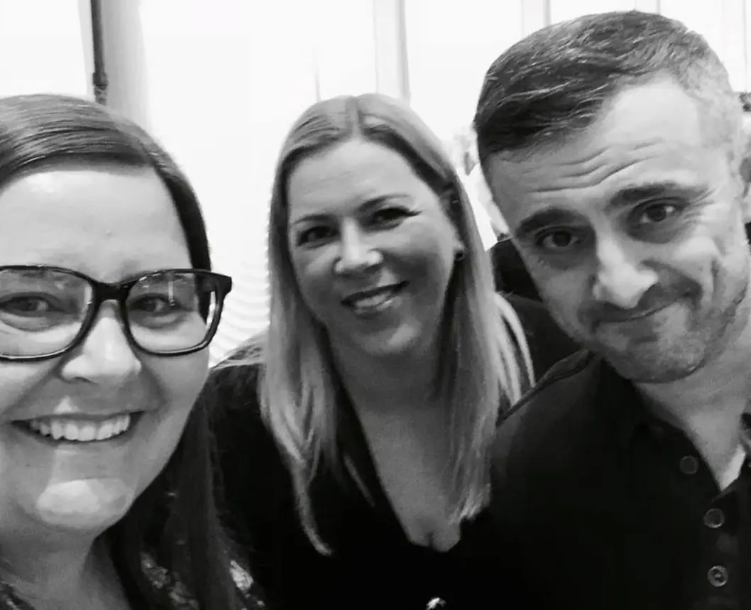 MØTTE GARY: Astrid Valen-Utvik og Heidi Sperre møtte digitalguruen Gary Vauynerchuk i New York forrige uke. MØTTE GARY: Astrid Valen-Utvik og Heidi Sperre møtte digitalguruen Gary Vauynerchuk i New York forrige uke.