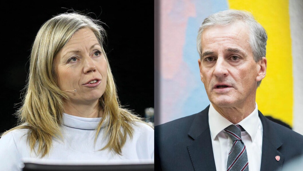 Aftenpostens politiske redaktør Trine Eilertsen og Ap-leder Jonas Gahr Støre. Aftenpostens politiske redaktør Trine Eilertsen og Ap-leder Jonas Gahr Støre.
