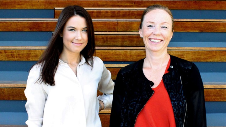 Eliese Laustsen (30 og markedsdirektør Unni Strømstad.