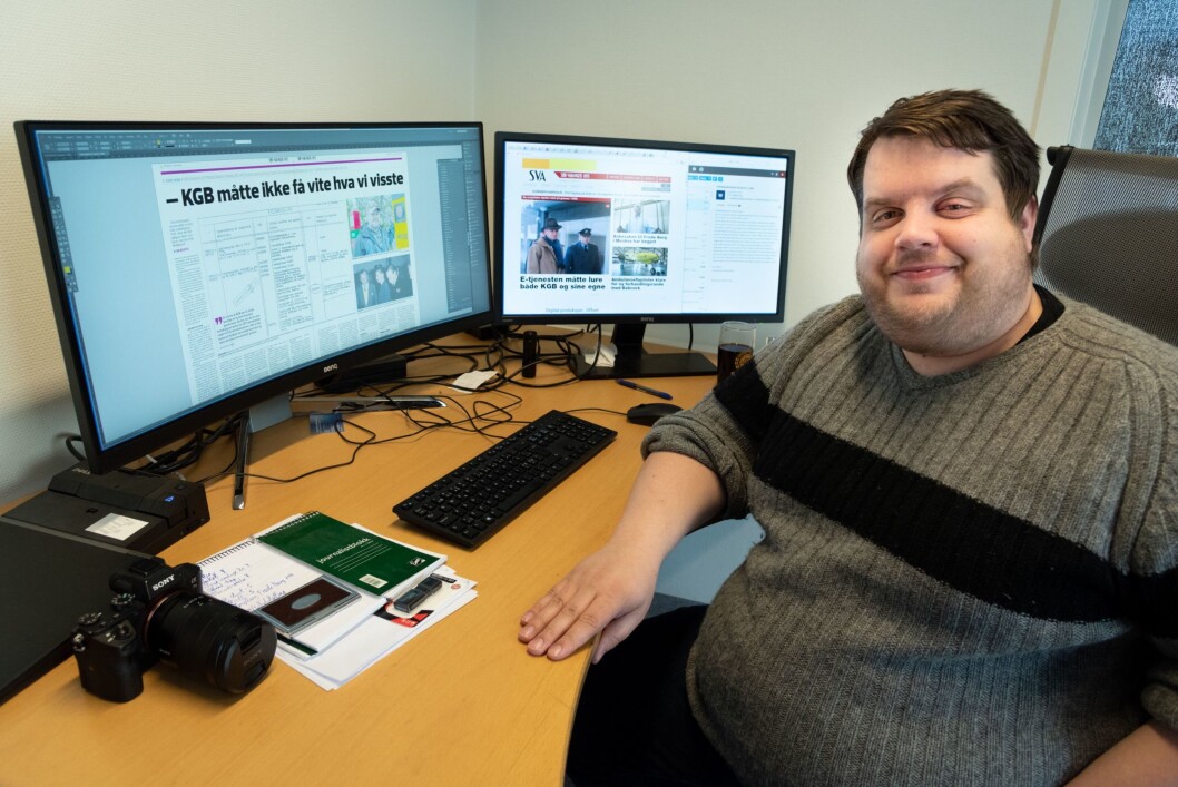 Bryllupsredaktør Ole-Tommy Pedersen. Her fotografert i anledning hans andre jobb som ansvarlig redaktør og daglig leder i Sør-Varanger Avis. Bryllupsredaktør Ole-Tommy Pedersen. Her fotografert i anledning hans andre jobb som ansvarlig redaktør og daglig leder i Sør-Varanger Avis.