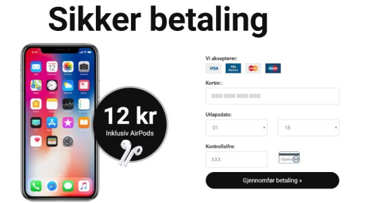 Denne svindelen fikk lesere som trykket på VG-reklame i Google-søk. Denne svindelen fikk lesere som trykket på VG-reklame i Google-søk.