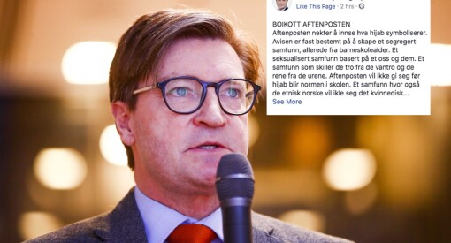 - La Aftenposten og andre MSM dø i fred, skriver Christian Tybring-Gjedde (Frp) og oppfordrer til boikott av Aftenposten