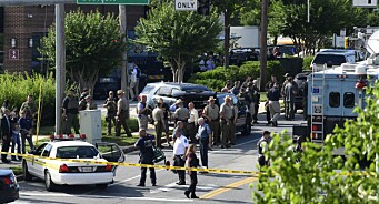 Fire journalister og en selger ble skutt og drept i lokalene til avisen Capital Gazette i Annapolis i USA