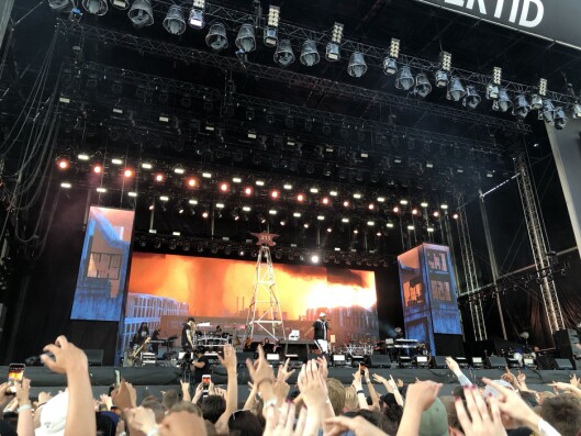 Fra Eminem-konserten. Innsendt publikumsbilde. Fra Eminem-konserten. Innsendt publikumsbilde.