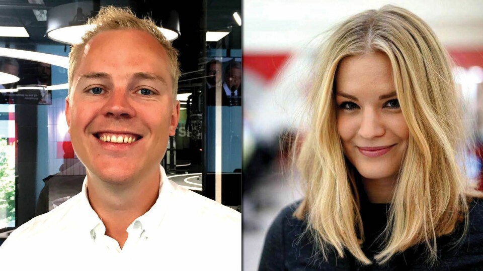 Mathias Ogre og Anne Sofie Mengaaen har fått fast jobb i TV 2 Nyhetene.