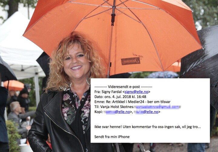 Redaktør Signy Fardal i motemagasinet ELLE.