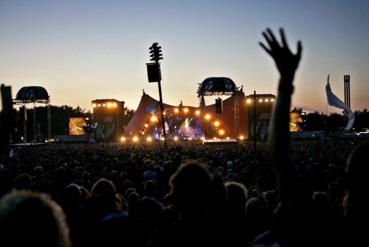Musikkgruppen Guns N' Roses snur om fotoforbud. Her fra da de spilte på dRoskildefestivalen i 2006.