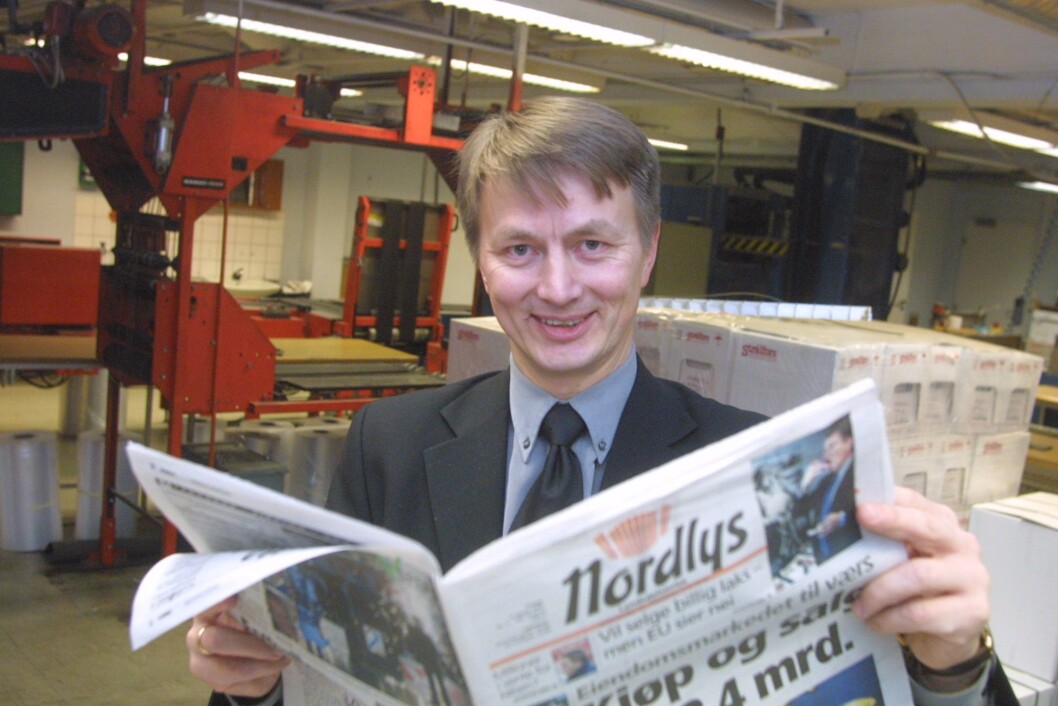 Den gang i 2002: Sjefredaktør Hans Kristian Amundsen i Nordlys. Den gang i 2002: Sjefredaktør Hans Kristian Amundsen i Nordlys.