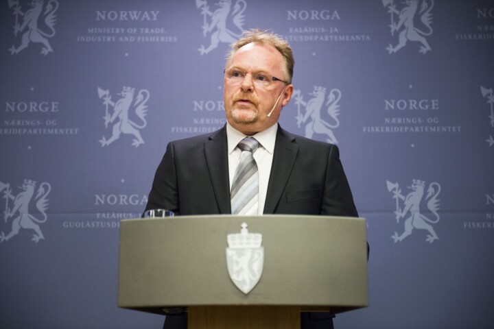 Fiskeriminister Per Sandberg