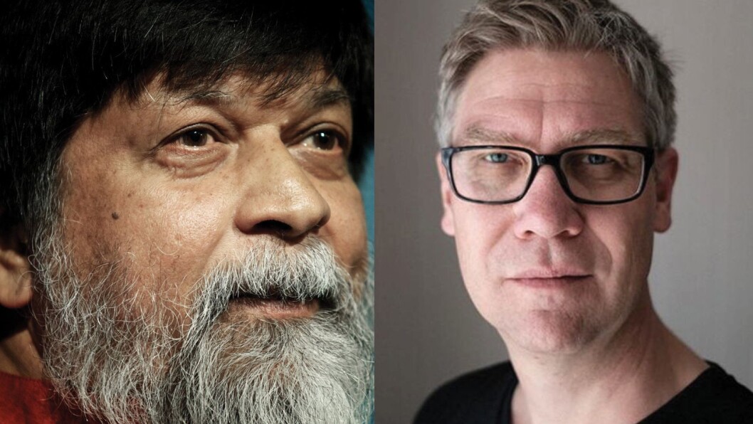 Shaidul Alam, her fra et arrangement i 2012 og universitetslektor Jon Petter Evensen på OsloMet. Shaidul Alam, her fra et arrangement i 2012 og universitetslektor Jon Petter Evensen på OsloMet.