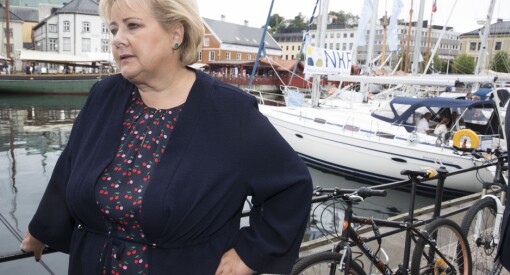 Erna Solberg: – Pressen og VG må håndtere dette i tråd med de prinsippene vi har i Norge