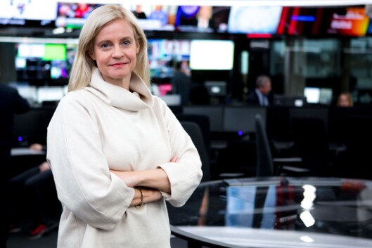 Nyhetsredaktør Karianne Solbrække i TV 2. Nyhetsredaktør Karianne Solbrække i TV 2.
