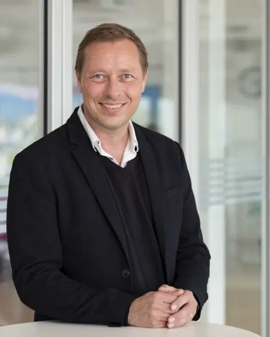 Forhandlingsleder Trond Teisberg i Virke. Forhandlingsleder Trond Teisberg i Virke.