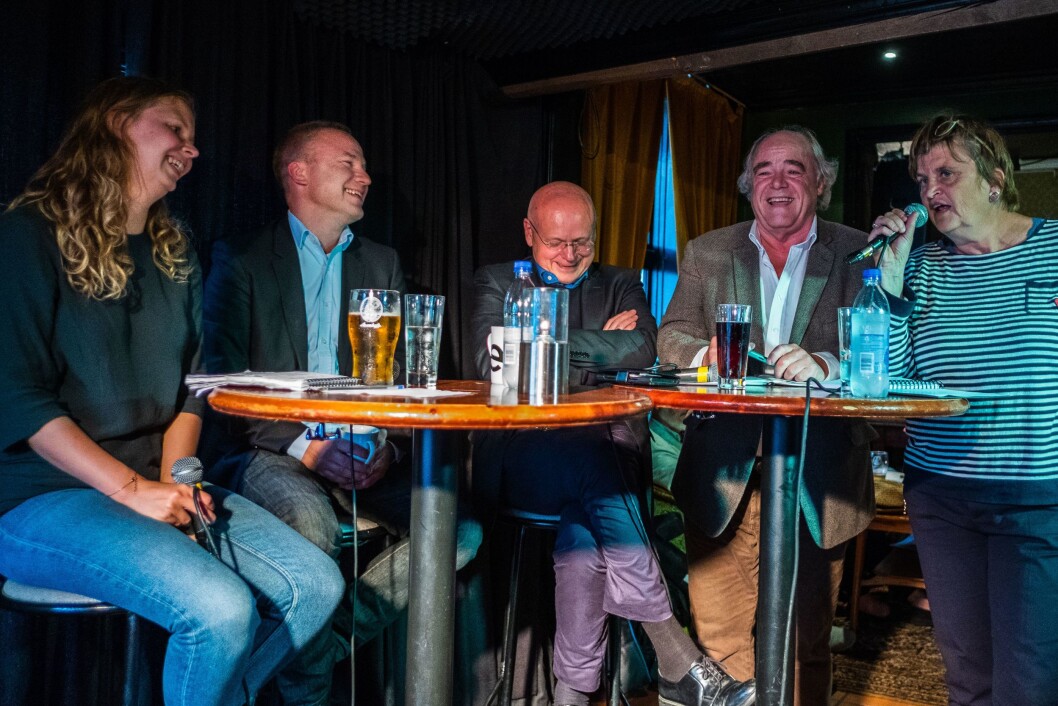Klassekampens debatt under Arendalsuka. Klassekampens debatt under Arendalsuka.