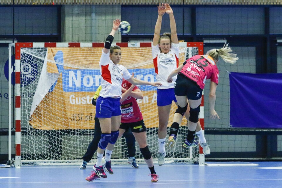 Fra håndballkampen i Eliteserien for kvinner mellom Vipers-Gjerpen i Aquarama i Kristiansand mandag kveld.Foto: Tor Erik Schrøder / NTB scanpix Fra håndballkampen i Eliteserien for kvinner mellom Vipers-Gjerpen i Aquarama i Kristiansand mandag kveld.Foto: Tor Erik Schrøder / NTB scanpix