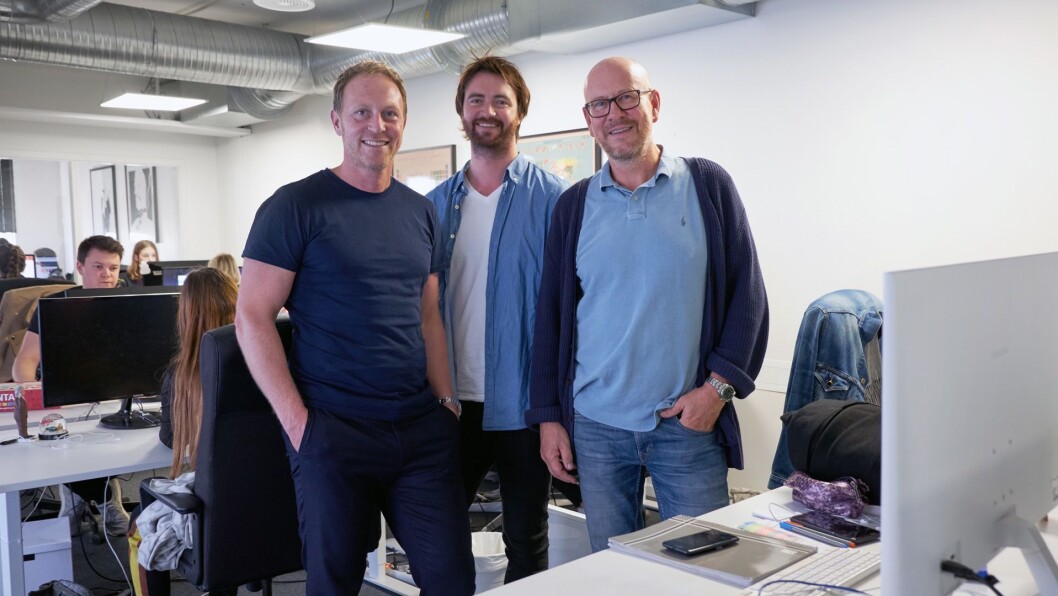 Fra venstre: CEO Martin Bentzen i GroupM, daglig leder Gunnar Stensaker i TRY Opt og adm. dir Kjetil Try i TRY A/S Fra venstre: CEO Martin Bentzen i GroupM, daglig leder Gunnar Stensaker i TRY Opt og adm. dir Kjetil Try i TRY A/S