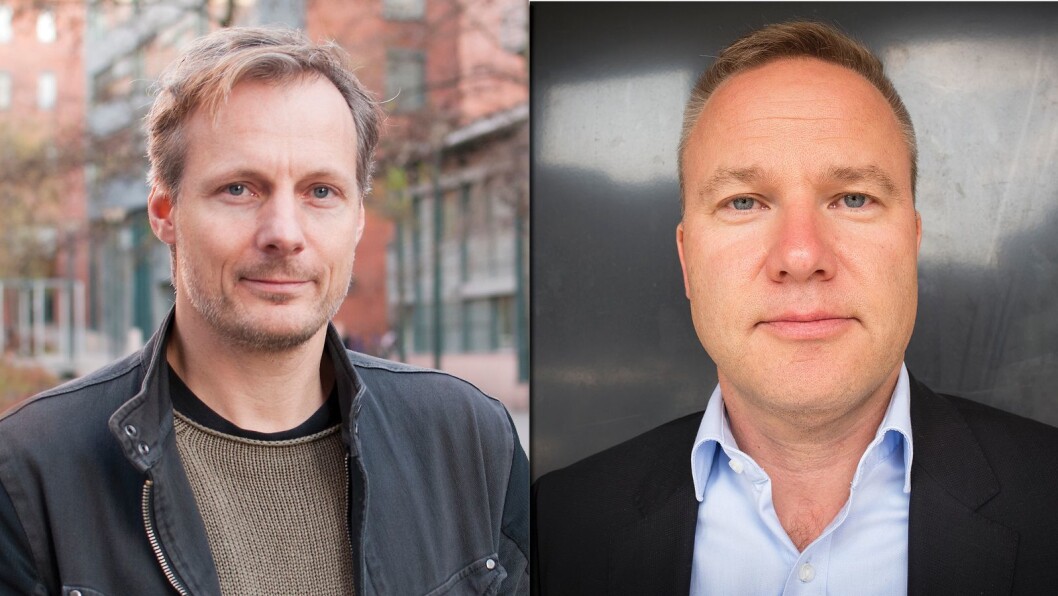 Medieprofessor Steen Steensen ved OsloMet og redaktør Helge Lurås i Resett. Medieprofessor Steen Steensen ved OsloMet og redaktør Helge Lurås i Resett.