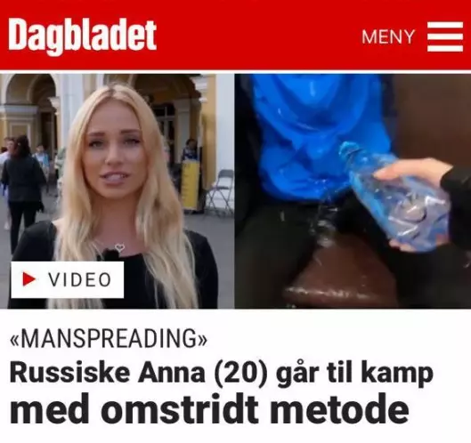 Faksimile fra Dagbladet.