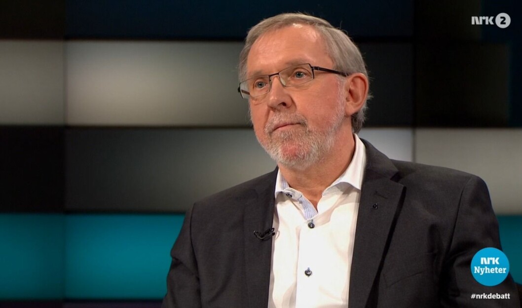 Avtroppende redaktør Harald Stanghelle i Aftenposten er også styreleder i Norsk Redaktørforening. Her fra TV-intervju med Ole Torp. Avtroppende redaktør Harald Stanghelle i Aftenposten er også styreleder i Norsk Redaktørforening. Her fra TV-intervju med Ole Torp.