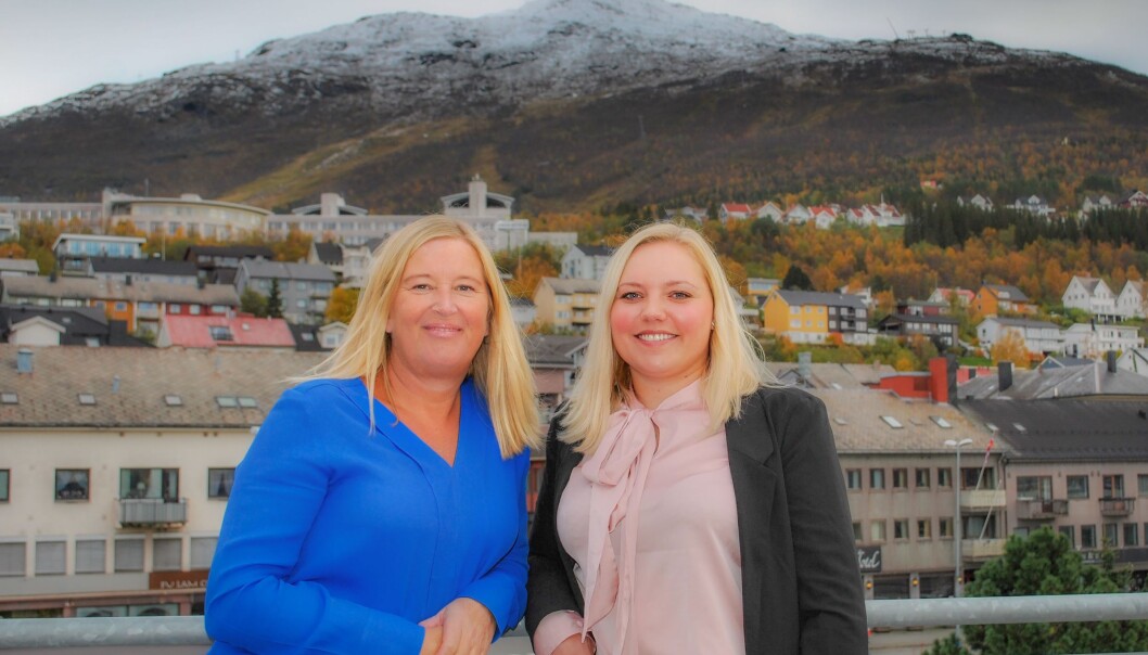 Tove Kirkefjord og Frida Brembo i Narvik Nu. Foto: Bodø Nu Tove Kirkefjord og Frida Brembo i Narvik Nu. Foto: Bodø Nu