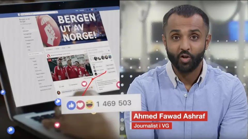 Journalist Ahmed Fawad Ashraf er en av VG-profilene som er med i kampanjen.