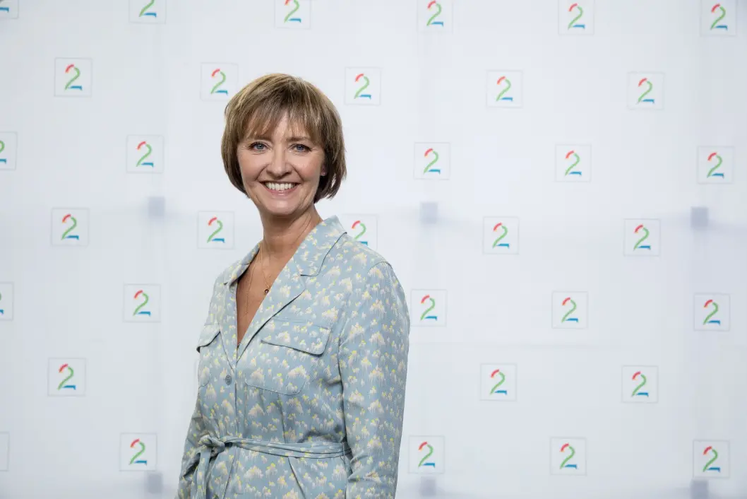 Fra TV 2s høstlansering: Solveig Barstad. Fra TV 2s høstlansering: Solveig Barstad.