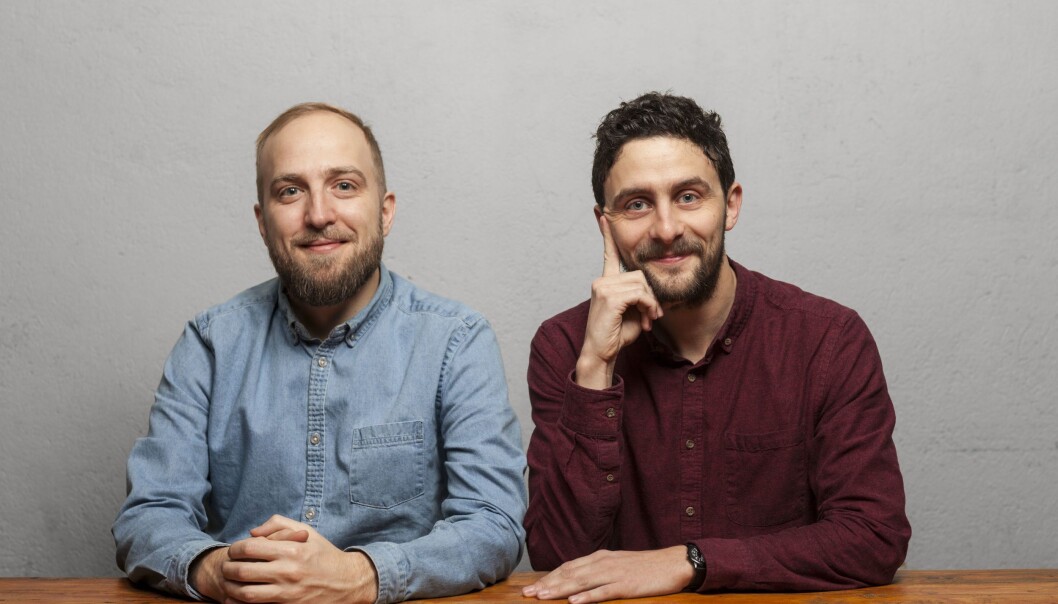 CTO Frode Jensen og daglig leder Daniel Butler i Socius. CTO Frode Jensen og daglig leder Daniel Butler i Socius.