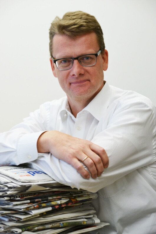 Geir K Hus, markeds- og informasjonssjef i Landslaget for lokalaviser. Geir K Hus, markeds- og informasjonssjef i Landslaget for lokalaviser.