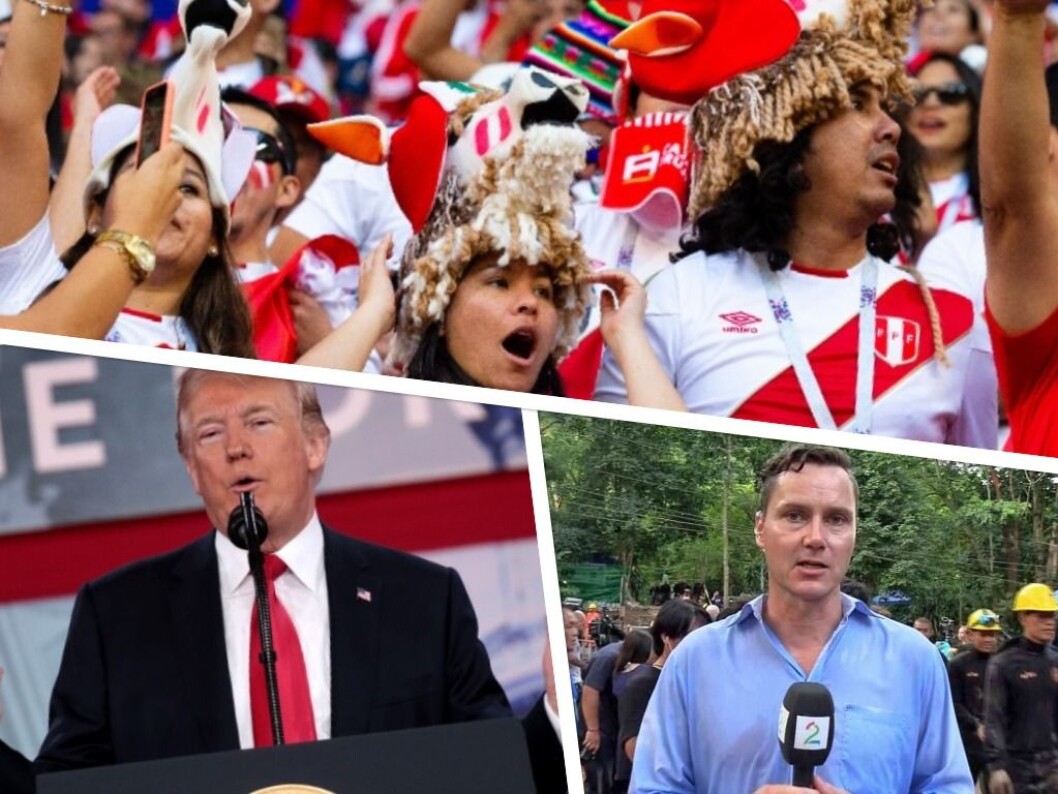 Donald Trump er nok en gang den mest omtalte i norske nyheter, men gruvedrama i Thailand og Fotball-VM er nyhetene flest opplever som best dekket. Donald Trump er nok en gang den mest omtalte i norske nyheter, men gruvedrama i Thailand og Fotball-VM er nyhetene flest opplever som best dekket.