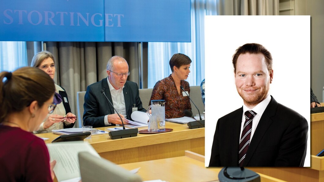 Statssekretær i Næringsdepartementet, Magnus Thue (H) svarer på kritikken fra presseorganisasjonene. Statssekretær i Næringsdepartementet, Magnus Thue (H) svarer på kritikken fra presseorganisasjonene.