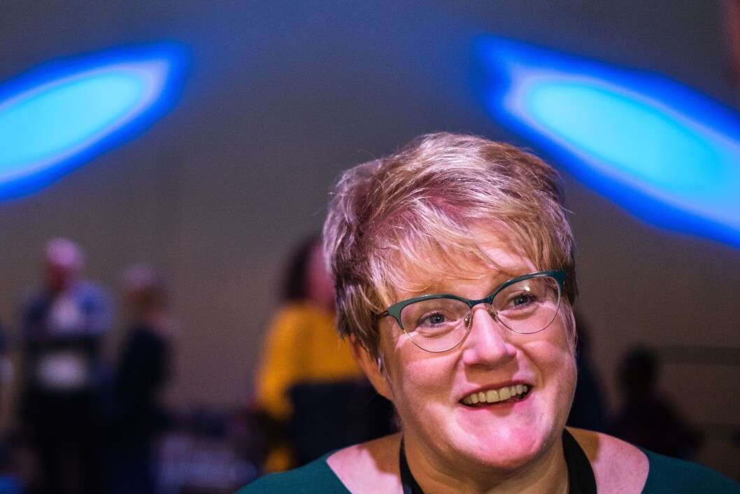 Trine Skei Grande, her under framleggingen av statsbudsjettet i oktober 2018. Trine Skei Grande, her under framleggingen av statsbudsjettet i oktober 2018.