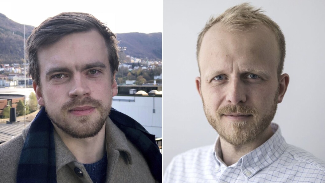 Adrian Nyhammer Olsen (t.v.) og Eivind Fondenes. Adrian Nyhammer Olsen (t.v.) og Eivind Fondenes.