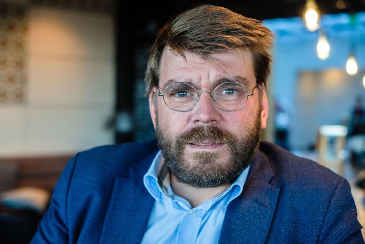 Sigvald Sveinbjørnsson, fotografert i baren under Hauststormen hausten 2018.