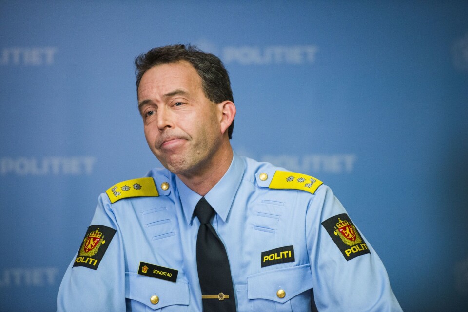 Kaare Songstad, Politimeister Vest politidistrikt. Arkivfoto Kaare Songstad, Politimeister Vest politidistrikt. Arkivfoto