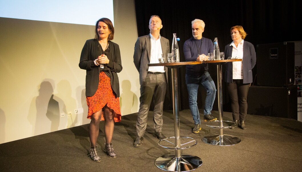 Redaktører debatterer redaktørrollen under NRs høstmøte 5. november. Redaktører debatterer redaktørrollen under NRs høstmøte 5. november.