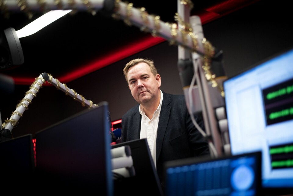 Administrerende direktør Lasse Kokvik i Bauer Media. Her fra en av deres studioer i Oslo.