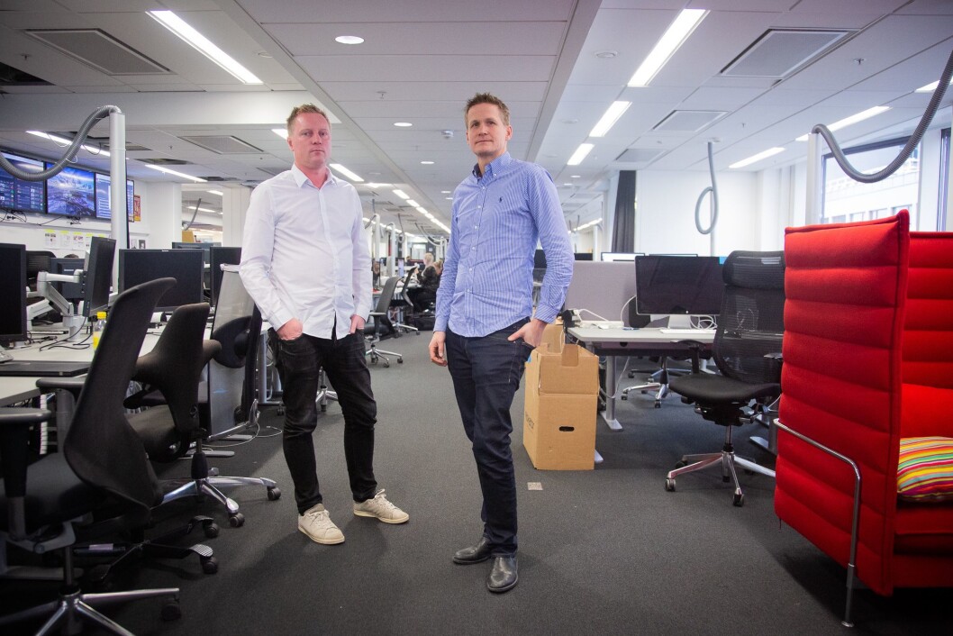 Nyheitsleiar og kommentator i VG Sporten, Leif Welhaven, og sportsjournalist i VG, Anders K. Christiansen. Nyheitsleiar og kommentator i VG Sporten, Leif Welhaven, og sportsjournalist i VG, Anders K. Christiansen.