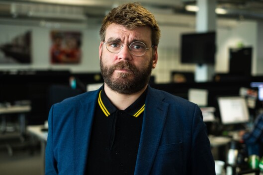 Sigvald Sveinbjørnsson, ansvarlig redaktør i Bergensavisen. Sigvald Sveinbjørnsson, ansvarlig redaktør i Bergensavisen.