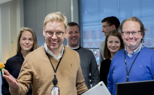 Eirik Winsnes i Aftenposten. Eirik Winsnes i Aftenposten.