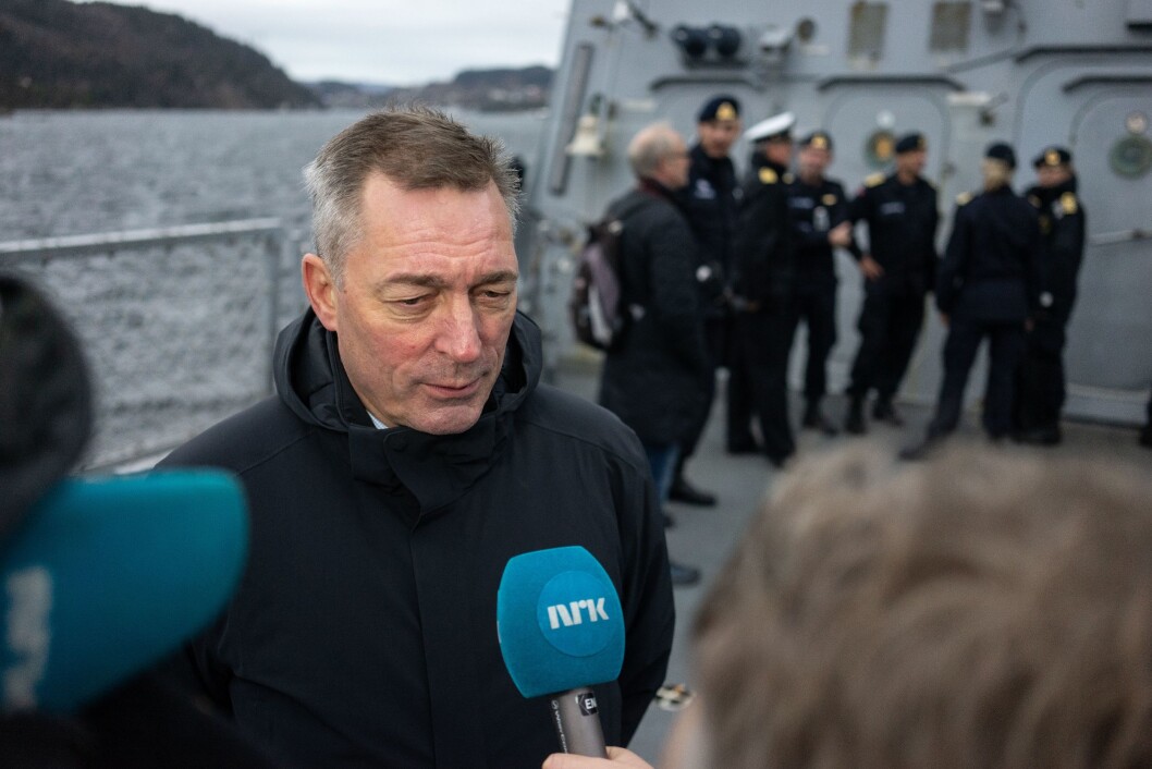 Forsvarsminister Frank Bakke-Jensen. Forsvarsminister Frank Bakke-Jensen.