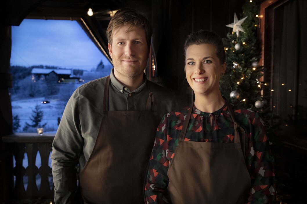 Espen og Kaja Holmboe Bang sørger for julemat som ribbe, pinnekjøtt og den danske jule-klassikeren and. Espen og Kaja Holmboe Bang sørger for julemat som ribbe, pinnekjøtt og den danske jule-klassikeren and.