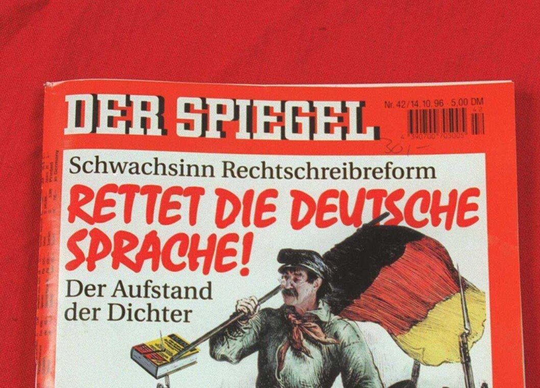 ILLUSTRASJONSBILDE: En gammel versjon av Der Spiegel. ILLUSTRASJONSBILDE: En gammel versjon av Der Spiegel.