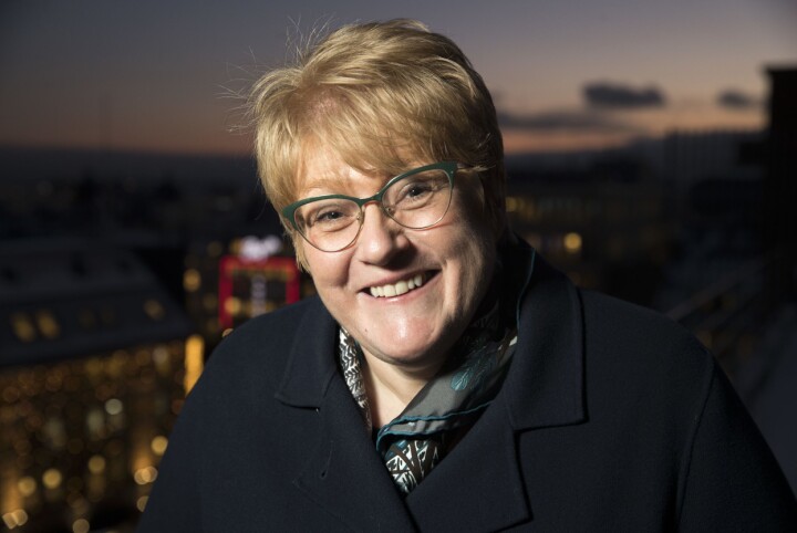 Kulturminister Trine Skei Grande (V) skal feire jula sammen ho mor på Overhalla.
