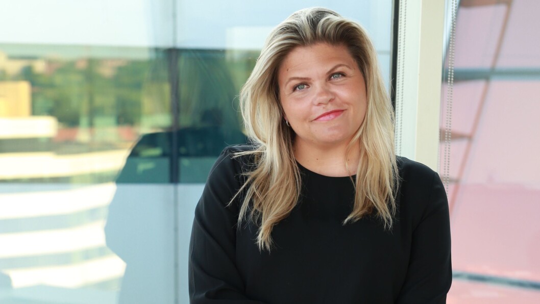 Tinna Gudmundsdottir (37), i permisjon fra jobben som redaksjonssjef på Etterbørs for å lede et strategiprosjekt i Dagens Næringsliv. Tinna Gudmundsdottir (37), i permisjon fra jobben som redaksjonssjef på Etterbørs for å lede et strategiprosjekt i Dagens Næringsliv.