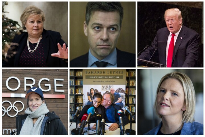 Dette var noe av de menneskene vi søkte mest etter i NTB Scanpix sin database.