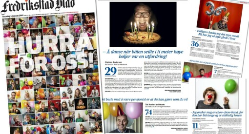 Fredriksstad Blad feirer 130 år med å publisere 73 bursdagsintervju