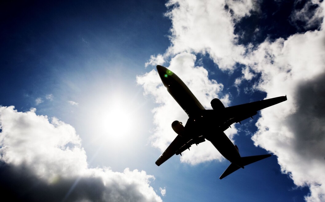 Illustrasjonsfoto: Et fly på vei inn til landing på Gardermoen. Illustrasjonsfoto: Et fly på vei inn til landing på Gardermoen.