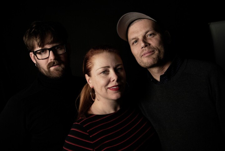 Serieprat-trekløver: Cecilie Asker, Einar Aarvig og Jonas Brenna.