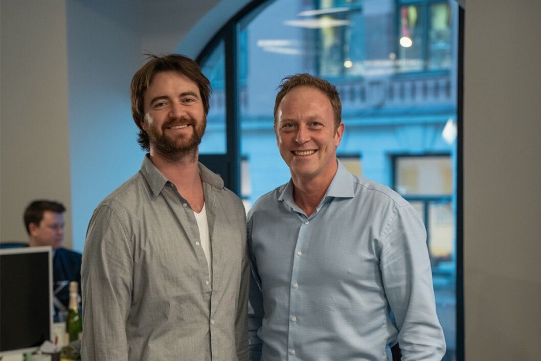 Gunnar Stensaker i Try Opt og Martin Bentzen i GroupM Gunnar Stensaker i Try Opt og Martin Bentzen i GroupM